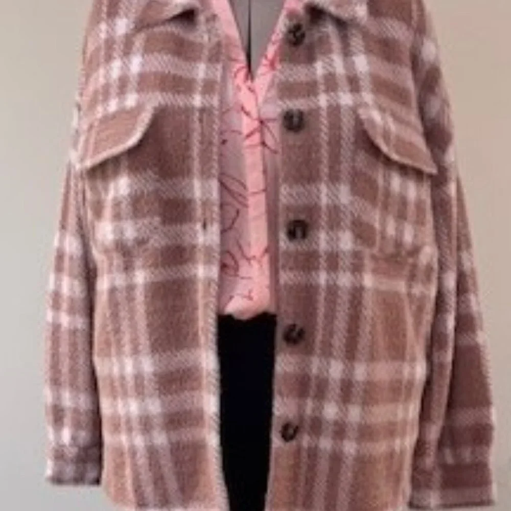 Tribal Plaid Lightweight Casual Jacket - Picture 4 of 6